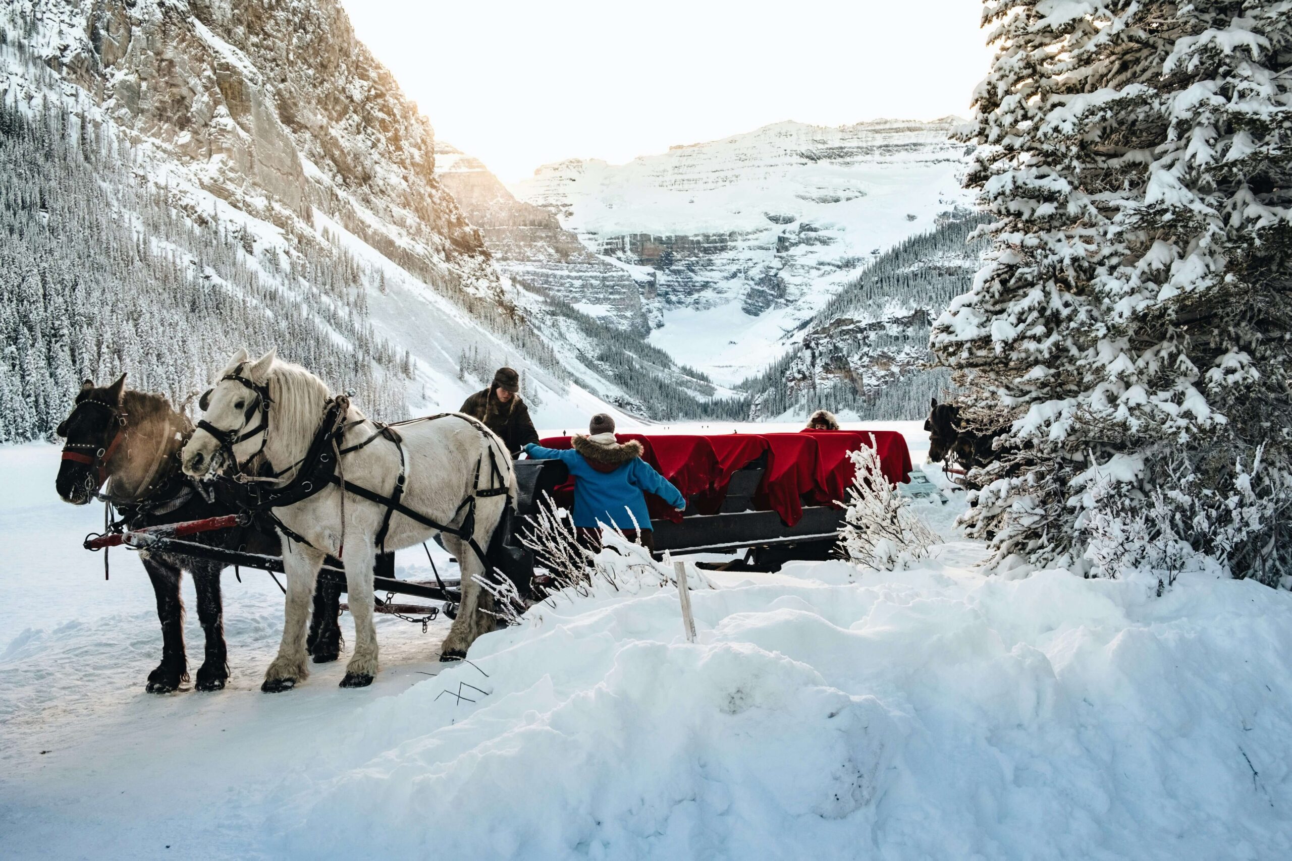 Take Your Team for an Enchanting Winter Sleigh Ride along the shores of Alberta's Famous Lake Louise at the Grizzly Classic Men's Artistic Gymnastics Competition.